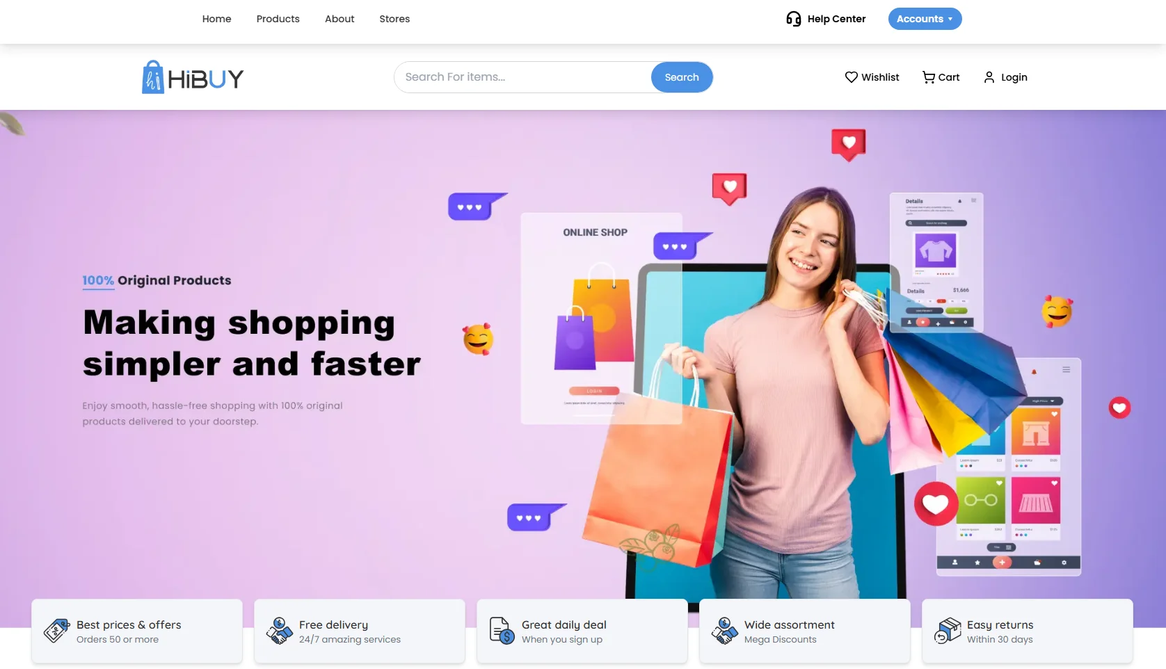 HiBuy.pk E-Commerce Application