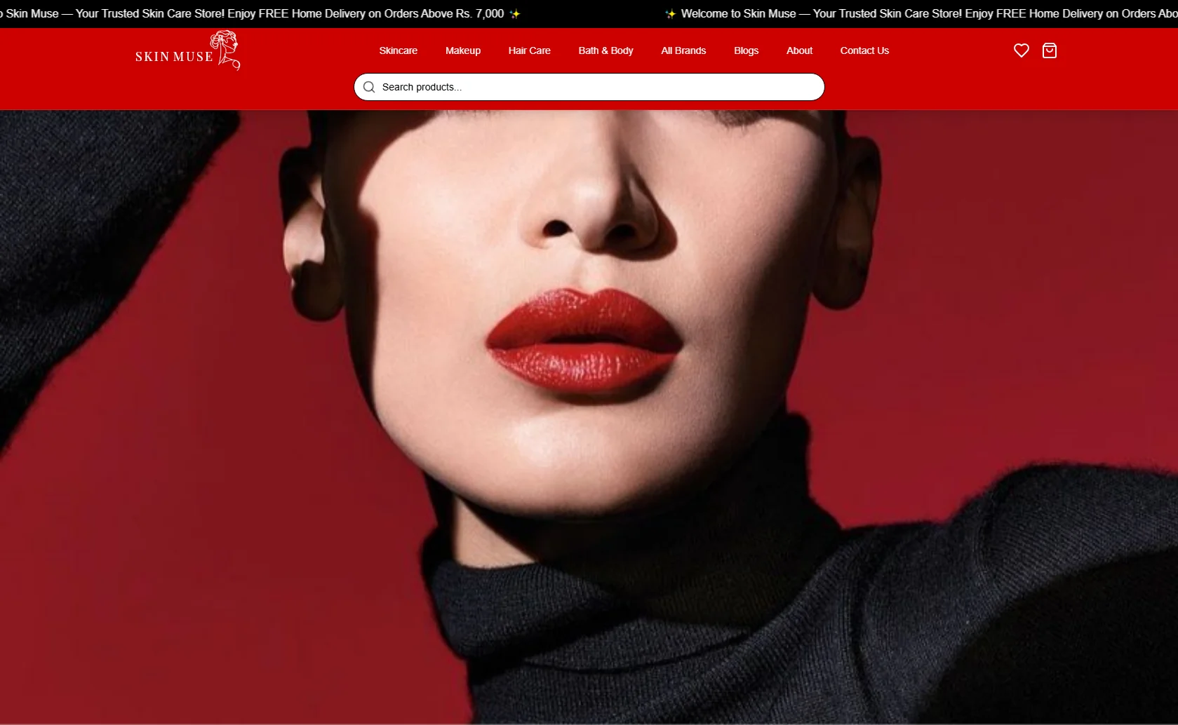SkinMuse.pk Homepage