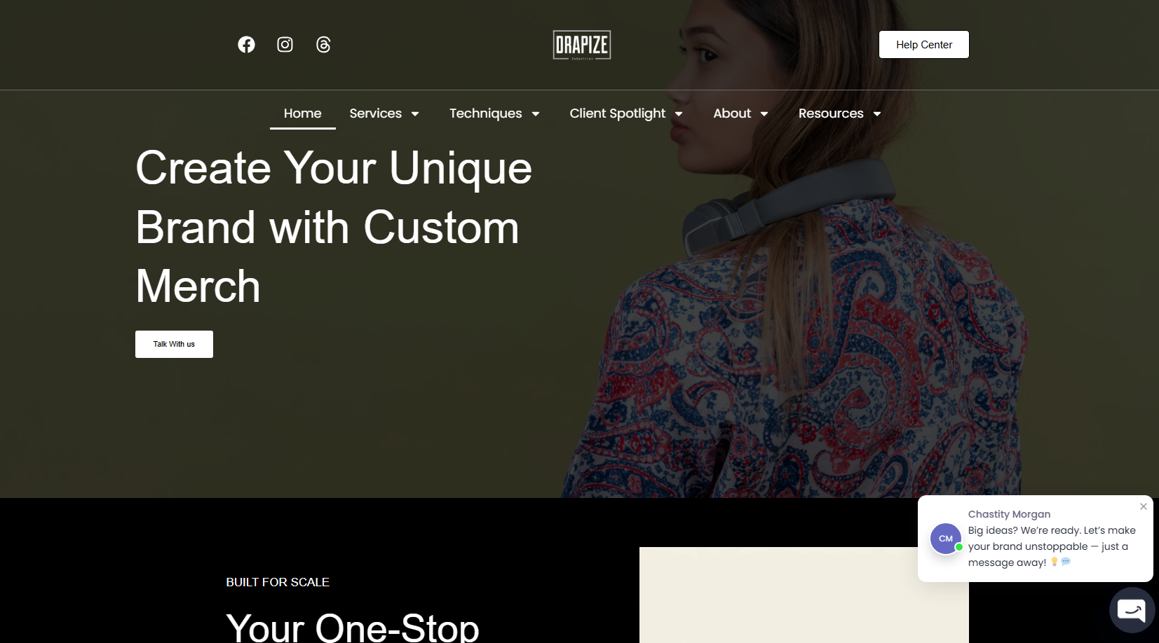 Drapize Website