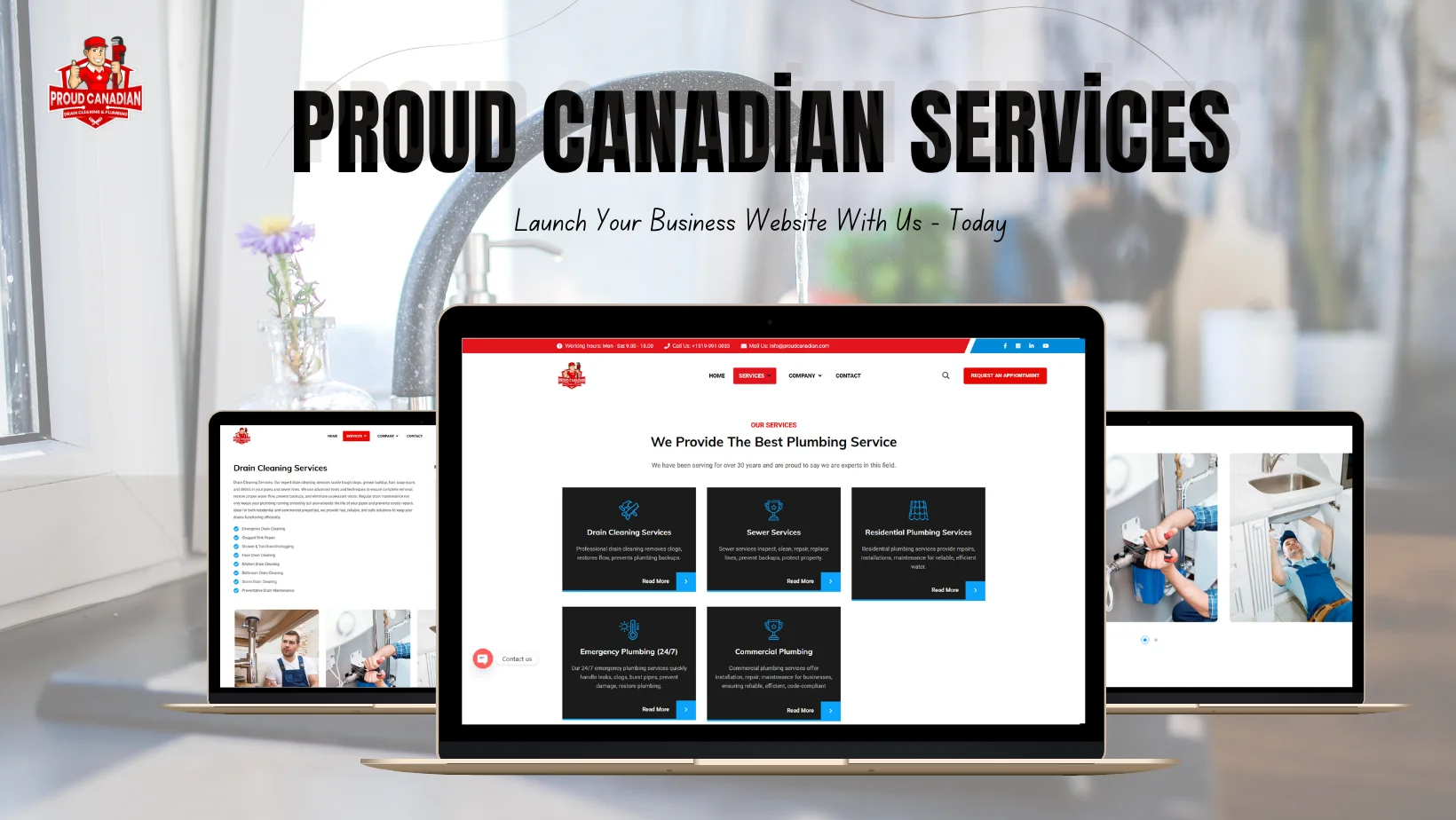 Proud Canadian Plumbing Service Page