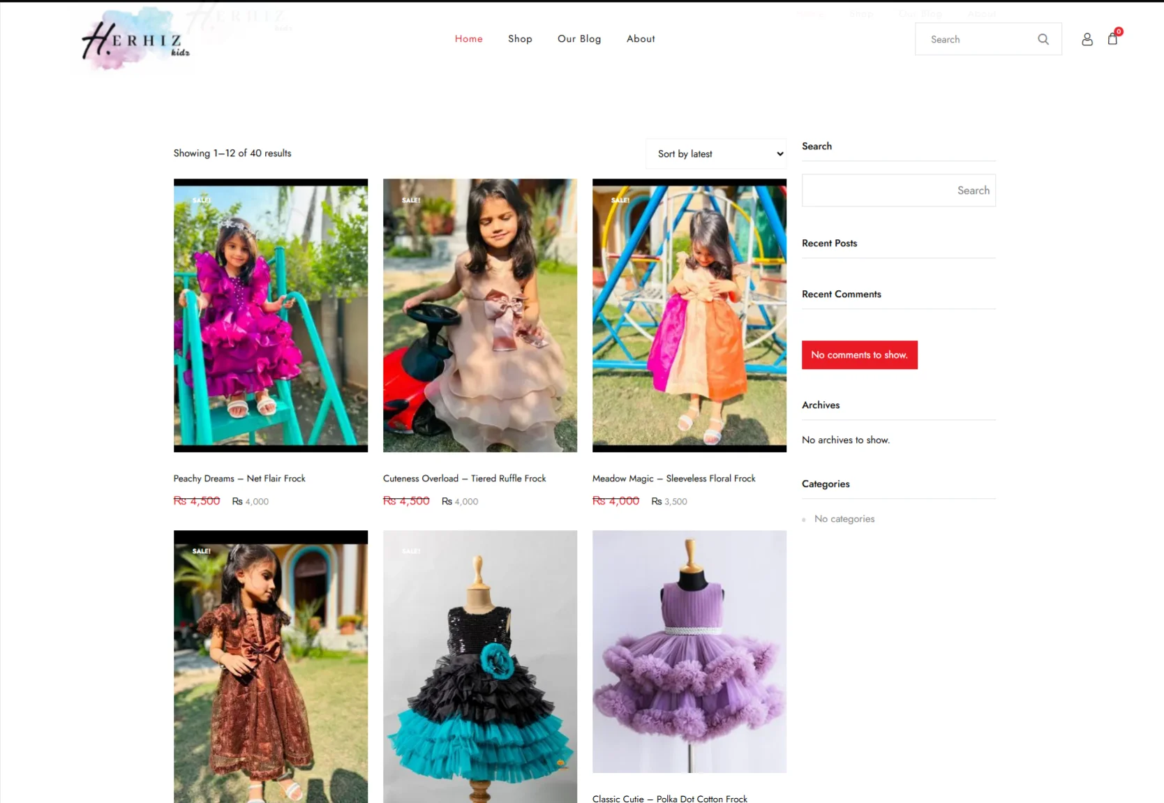 HerHizKidz Products Page
