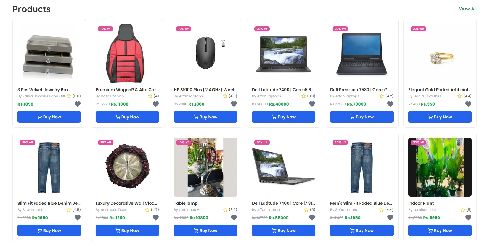 Shop Page